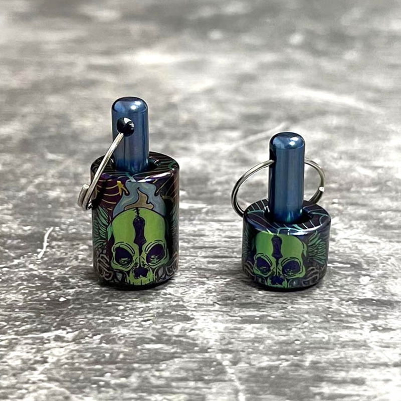 Tritium Gas Tube - EDC Titanium Alloy Knife Beads A