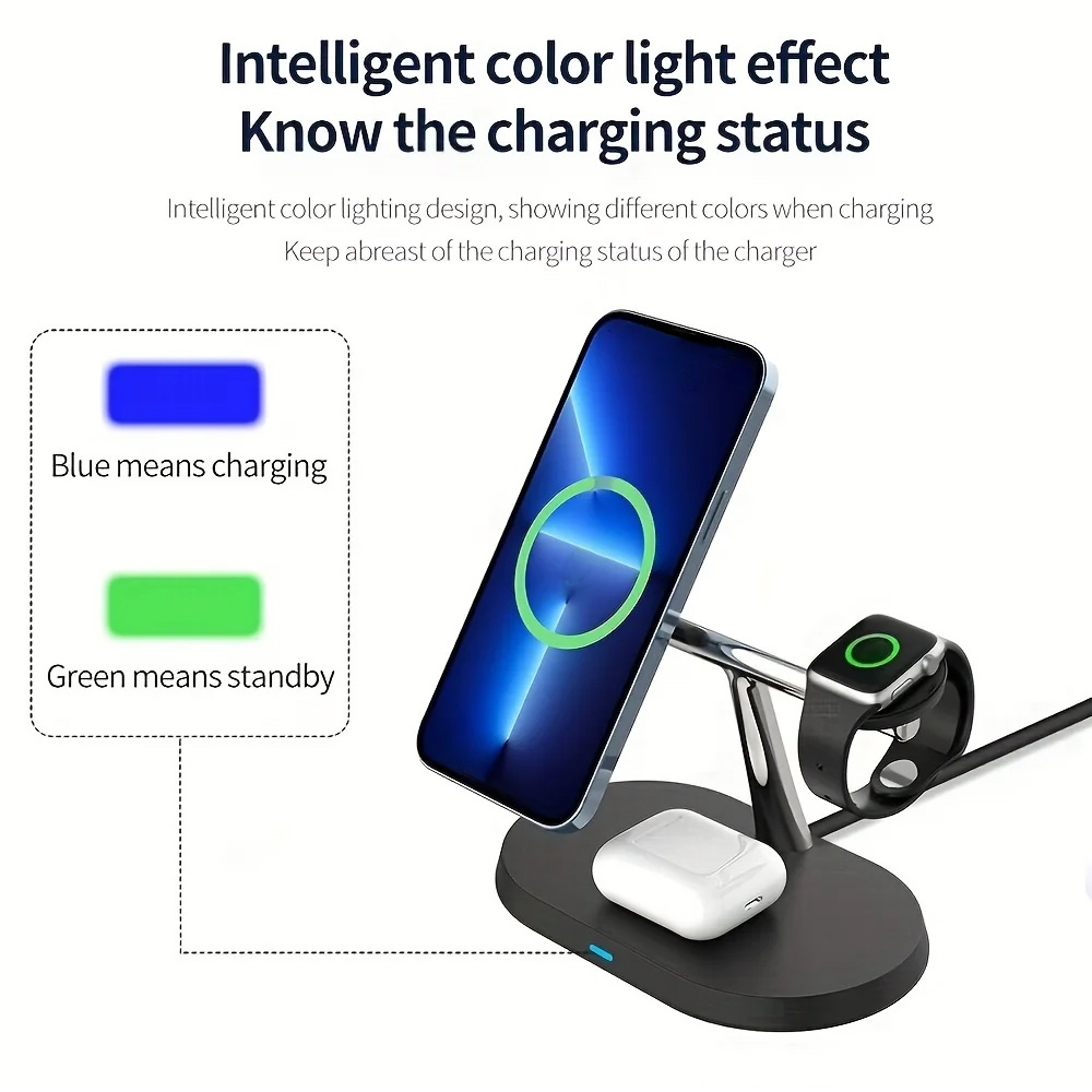 3 in 1 Magnetic Wireless Charg - огляд і ціна Smartwatch Watches Compatible With Iphone