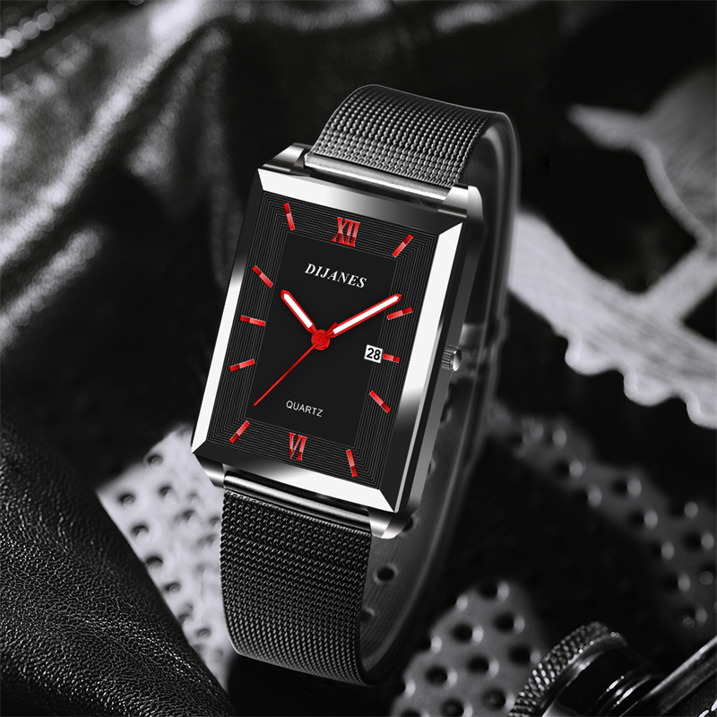 Men's Calendar Date Sport & Le - огляд і ціна Mesh Stainless Strap