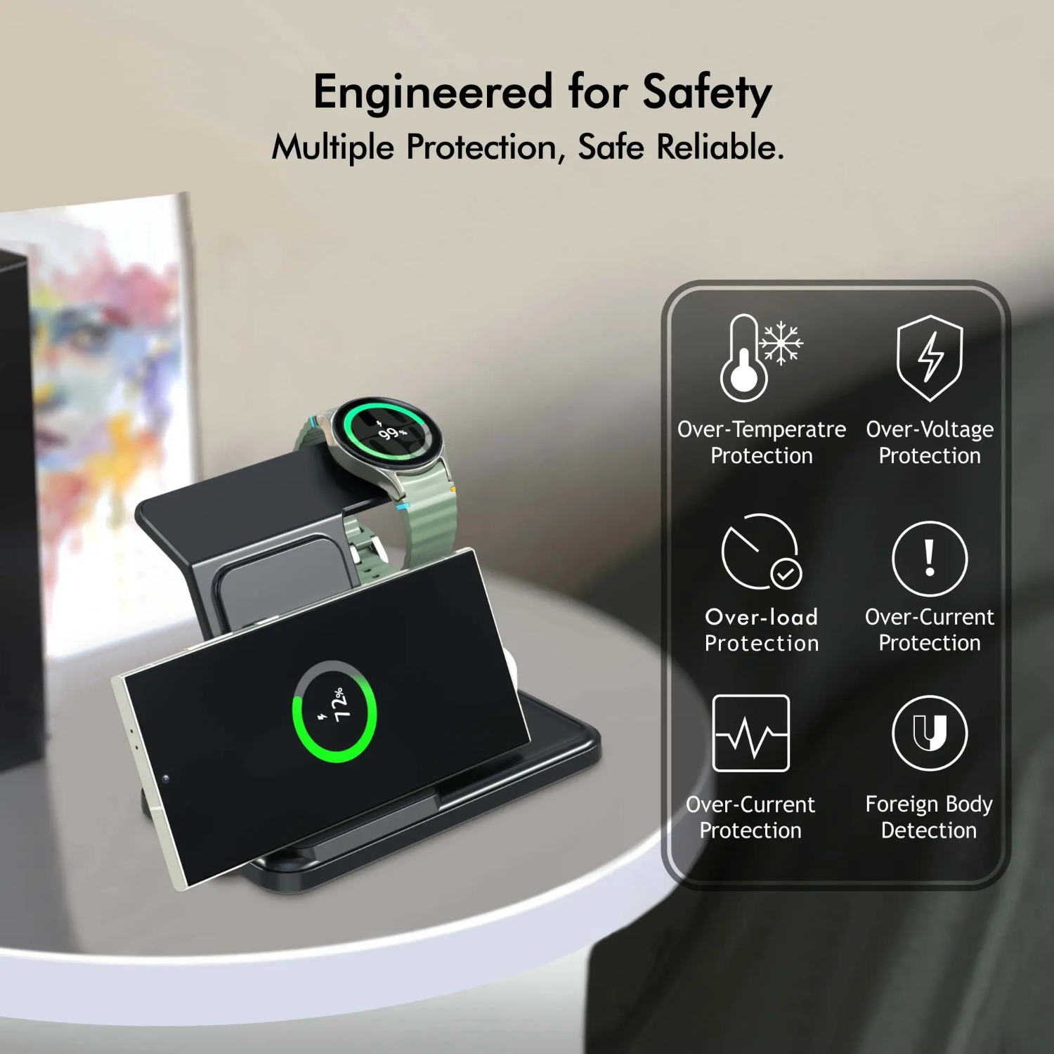 Desktop 3-in-1 Wireless Charge - огляд і ціна Smartwatch Watches Compatible With Iphone