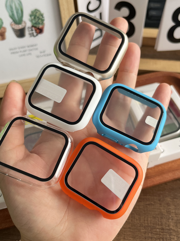 Tempered Glass+Cover For Apple - огляд і ціна Smartwatch New Watches