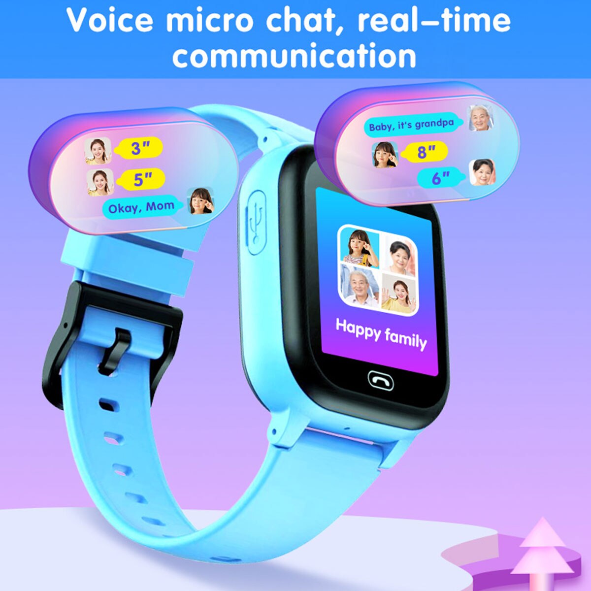 Kids Smart Watch SOS Call Outd - огляд і ціна Smartwatch Watches Gift For Girls