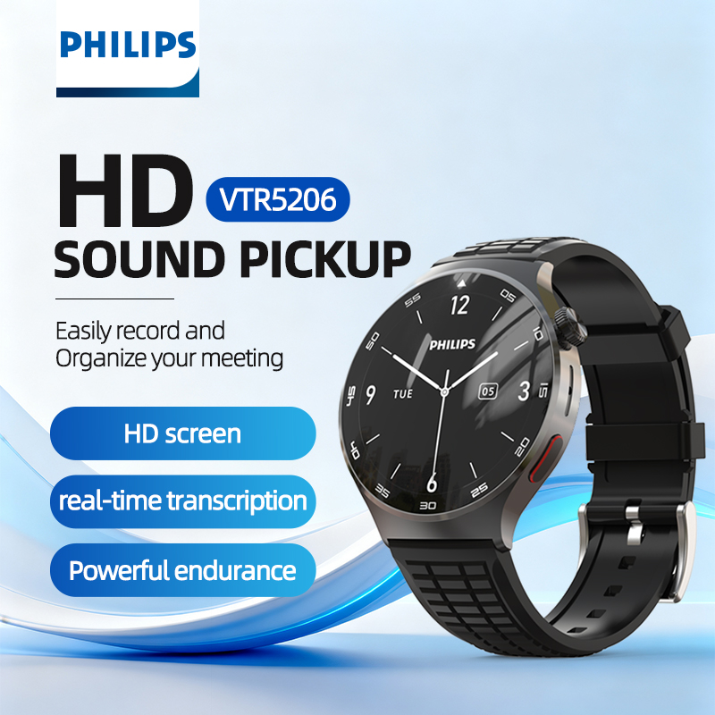 PHILIPS Voice Recorder Watch M - огляд і ціна Smartwatch Noise Watches For Men