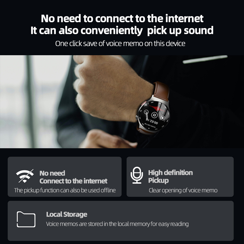 PHILIPS Voice Recorder Watch M - огляд і ціна Smartwatch Noise Watches For Men