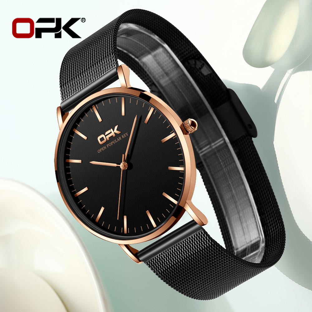 OPK 8101 Womens Watch Simple Q - огляд і ціна Mesh Stainless Strap