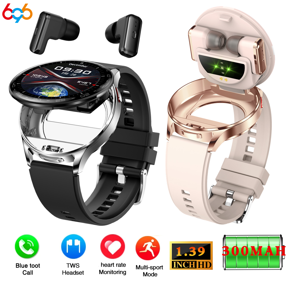 2 In 1 TWS Headset Smart Watch - огляд і ціна Smartwatch Noise Watches For Men