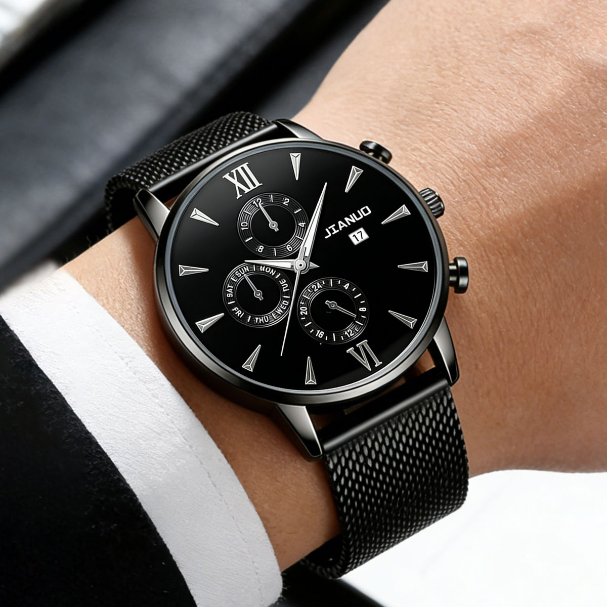 Trendy Casual Men's Milan Mesh - огляд і ціна Mesh Stainless Strap