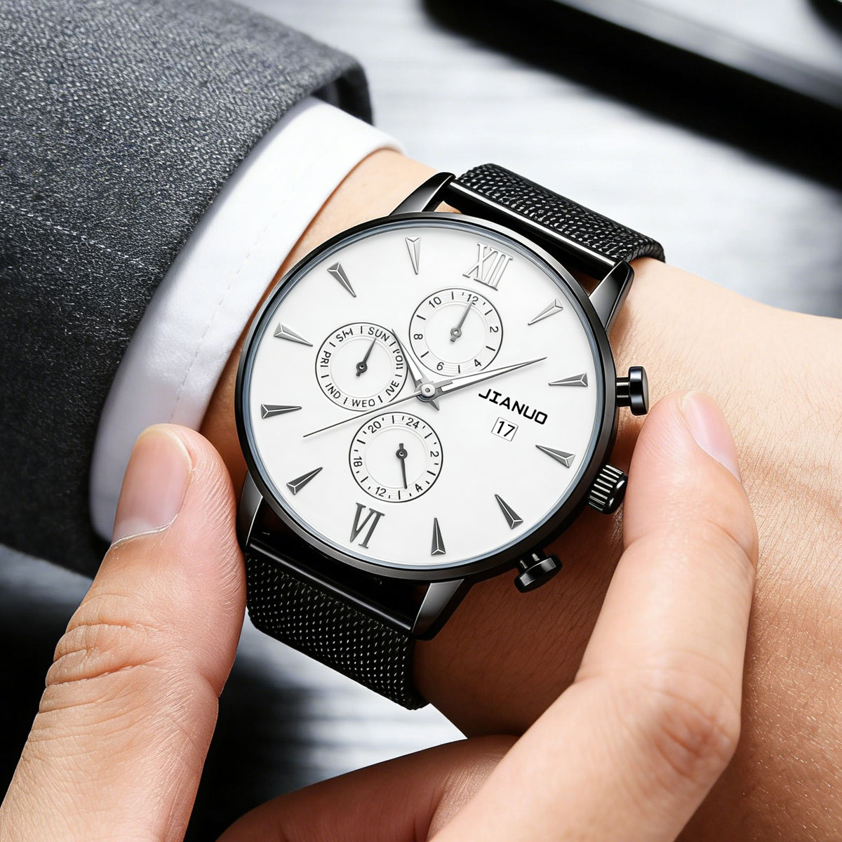 Trendy Casual Men's Milan Mesh - огляд і ціна Mesh Stainless Strap