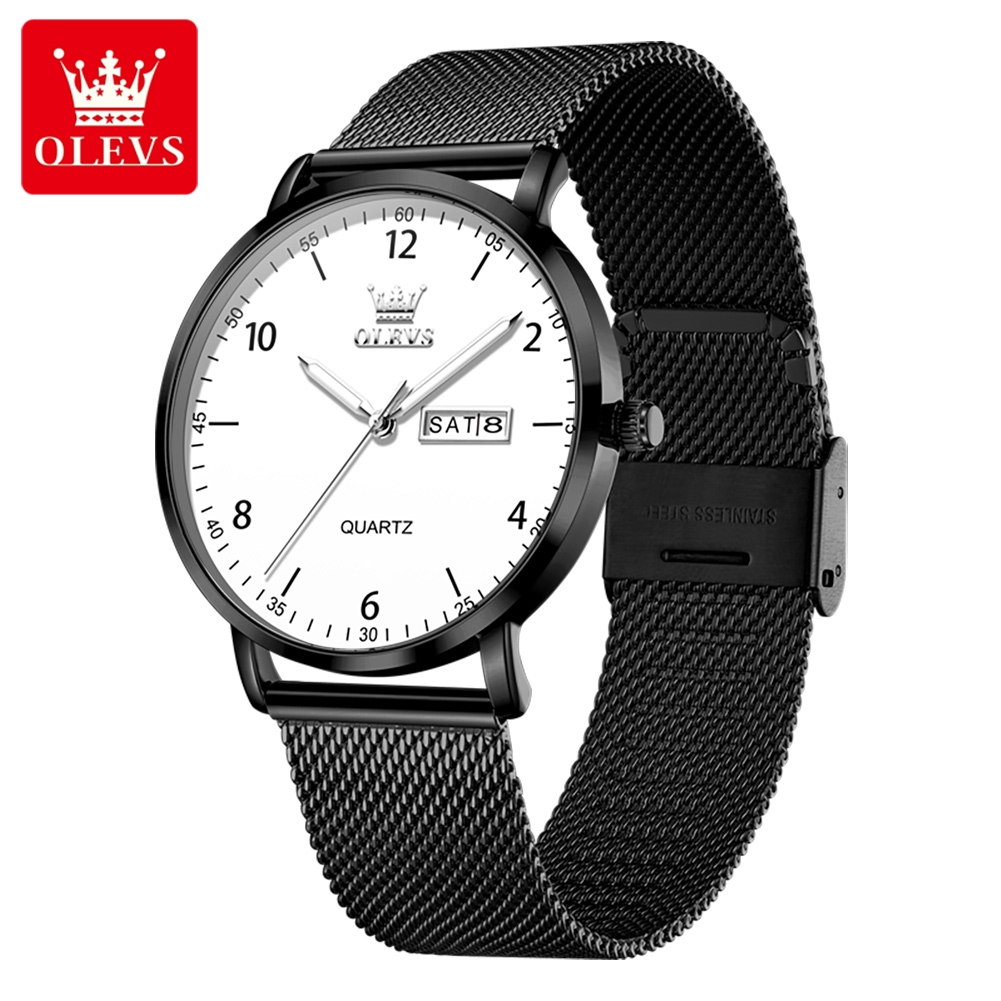 OLEVS Original Quartz Watches  - огляд і ціна Mesh Stainless Strap