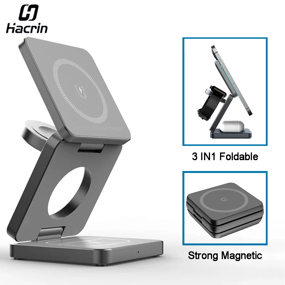 Wireless Charger 3 in 1 Foldab - огляд і ціна Smartwatch Watches Compatible With Iphone