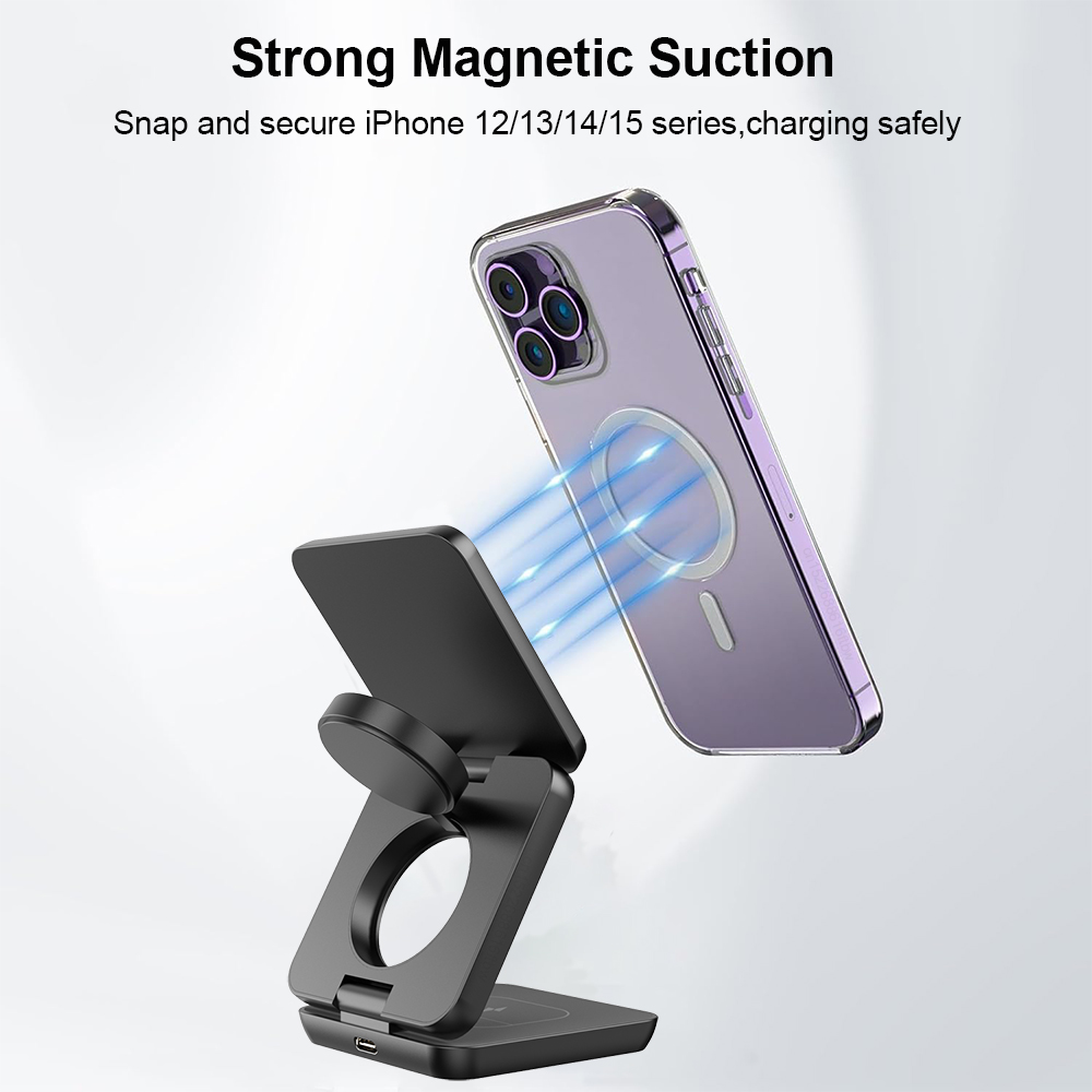 Wireless Charger 3 in 1 Foldab - огляд і ціна Smartwatch Watches Compatible With Iphone