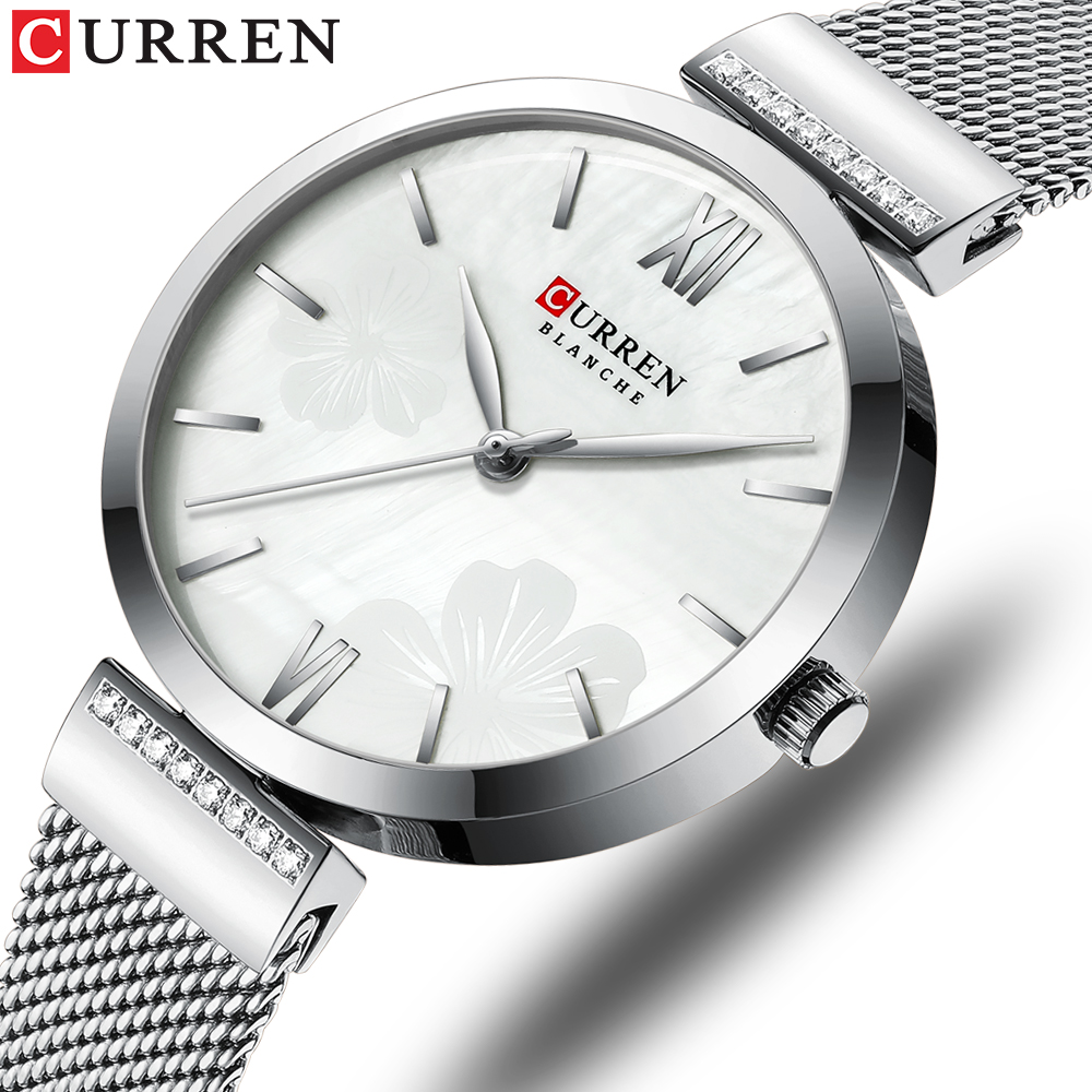 CURREN 9067 Minimalist Quartz  - огляд і ціна Mesh Stainless Strap