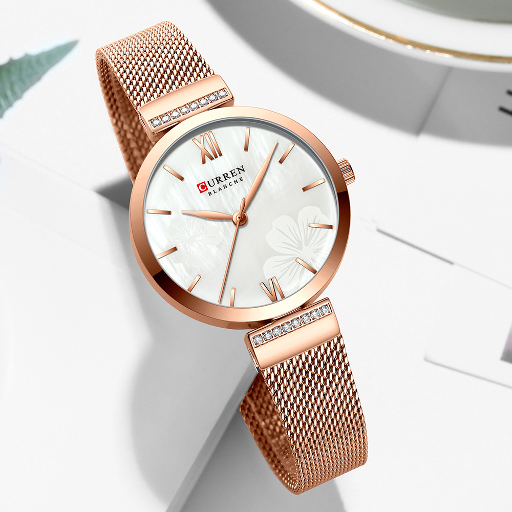 CURREN 9067 Minimalist Quartz  - огляд і ціна Mesh Stainless Strap
