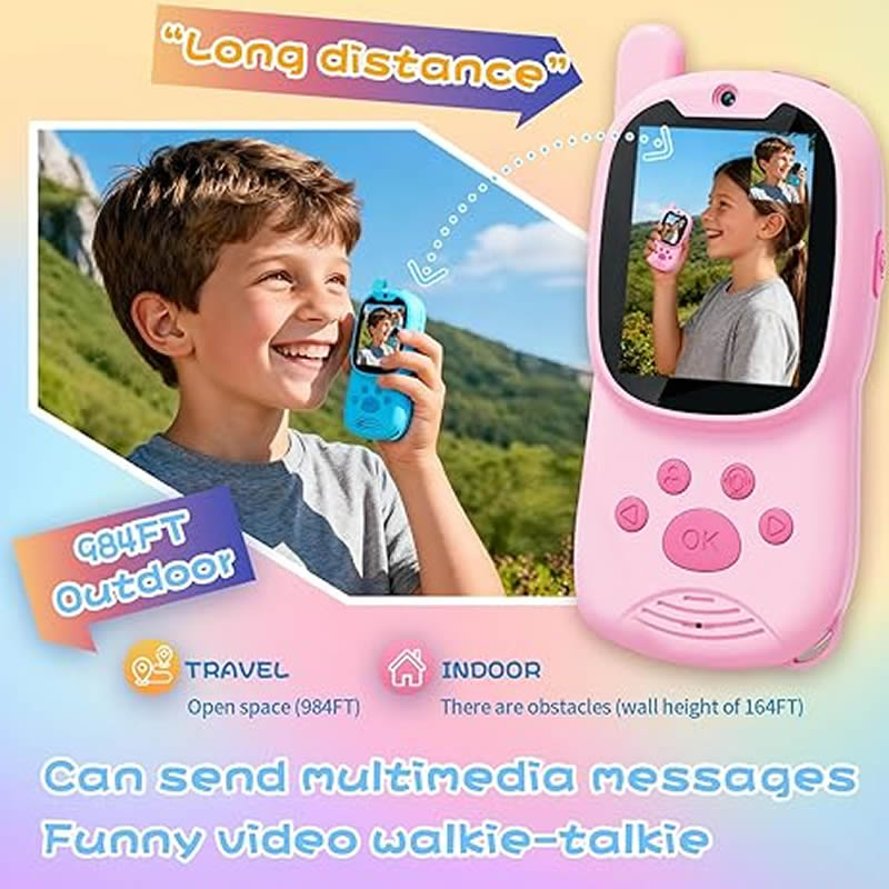 Walkie Talkies Cute 2Pack Rech - огляд і ціна Smartwatch Watches Gift For Girls
