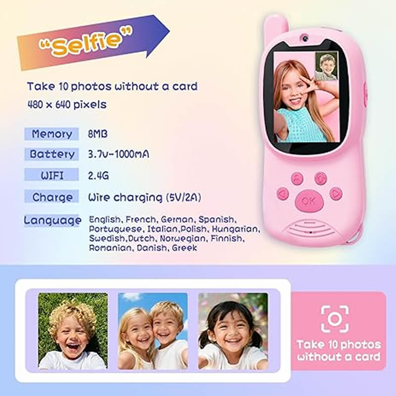 Walkie Talkies Cute 2Pack Rech - огляд і ціна Smartwatch Watches Gift For Girls
