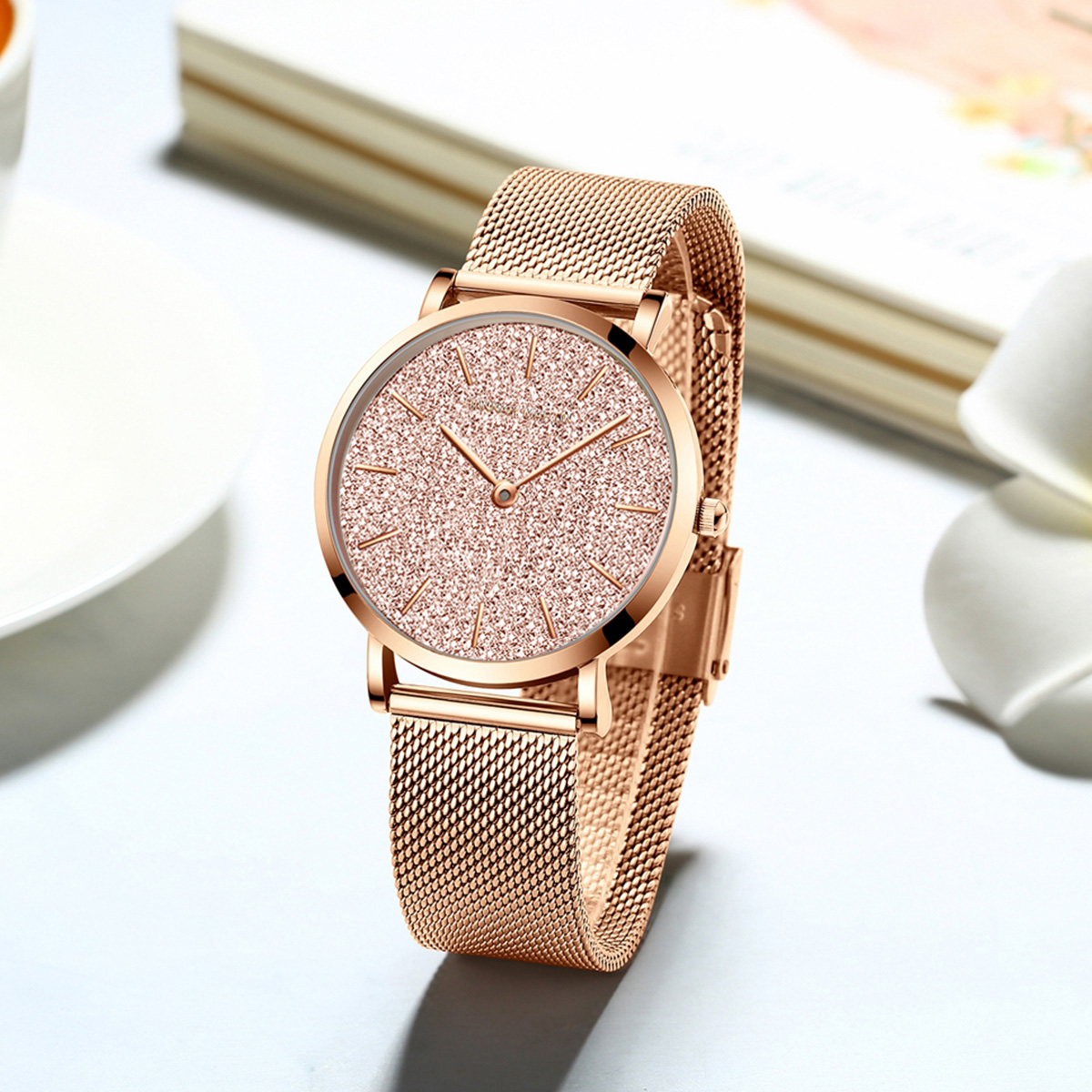 Hannah Martin Luxury Women's W - огляд і ціна Mesh Stainless Strap