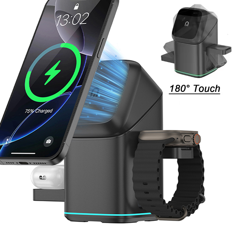 3 in 1 Wireless Charging Stati - огляд і ціна Smartwatch Watches Compatible With Iphone