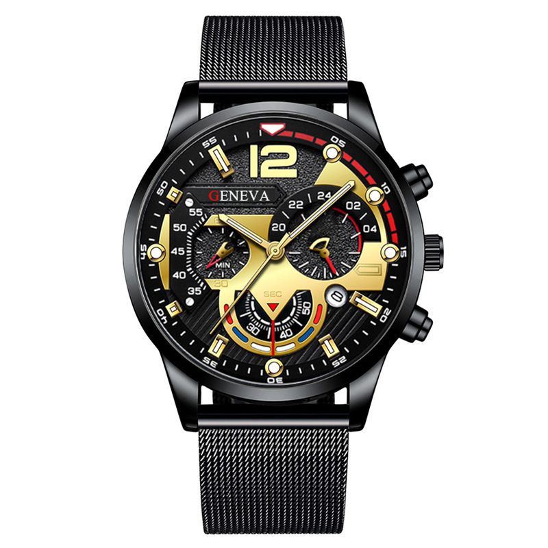 Fashion Men's Quartz Watch Ste - огляд і ціна Mesh Stainless Strap