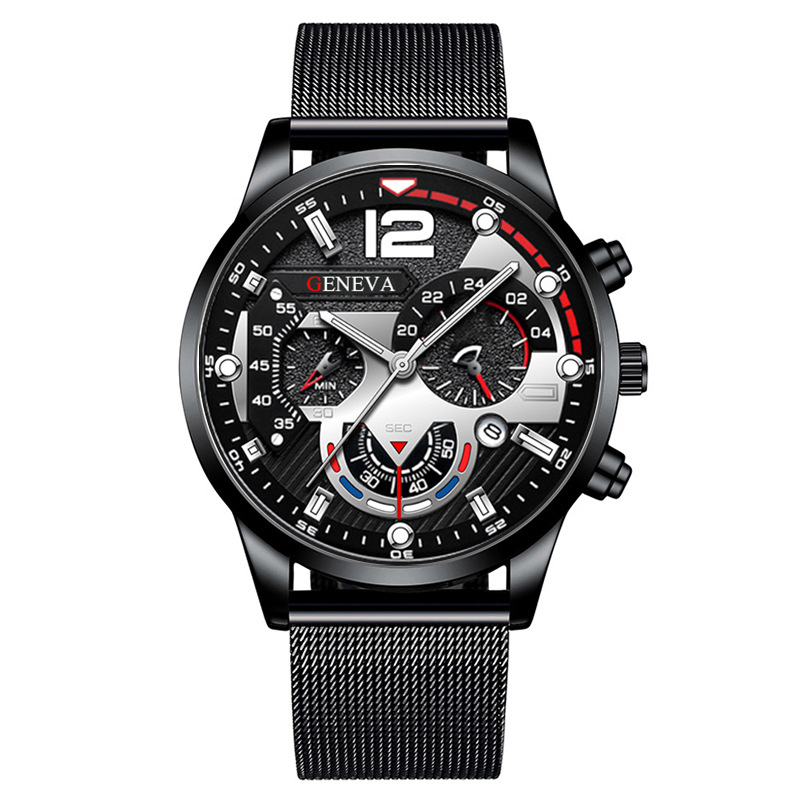 Fashion Men's Quartz Watch Ste - огляд і ціна Mesh Stainless Strap