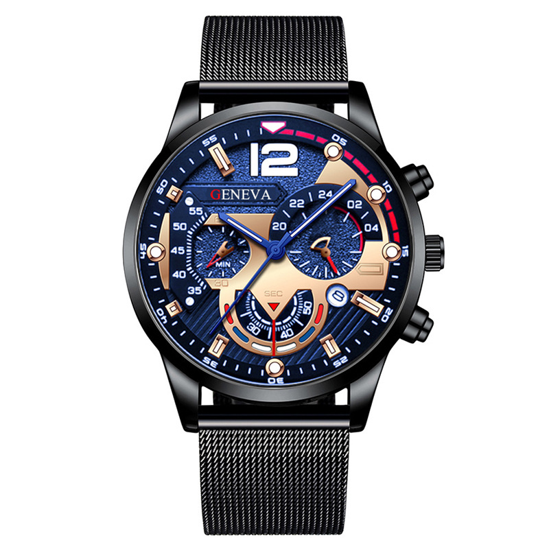 Fashion Men's Quartz Watch Ste - огляд і ціна Mesh Stainless Strap