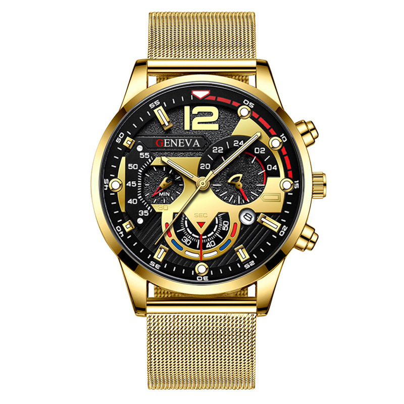 Fashion Men's Quartz Watch Ste - огляд і ціна Mesh Stainless Strap