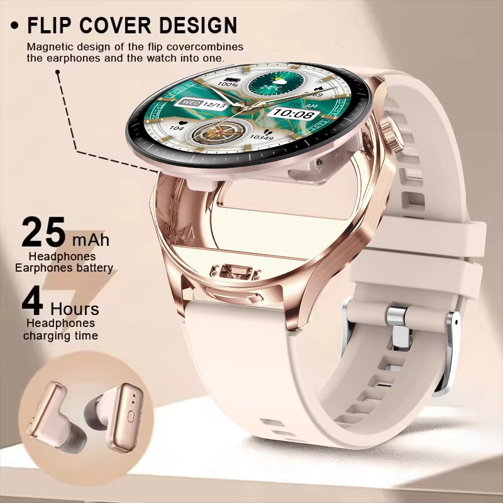 2 In 1 TWS Headset Smart Watch - огляд і ціна Smartwatch Noise Watches For Men