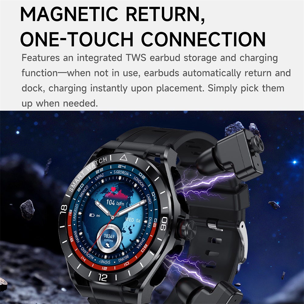 696 Men 2 In 1 Blue Tooth Call - огляд і ціна Smartwatch Noise Watches For Men
