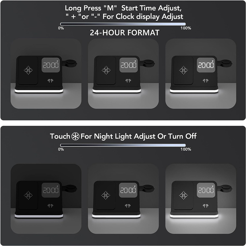 Wireless Charger Stand For iPh - огляд і ціна Smartwatch Watches Compatible With Iphone