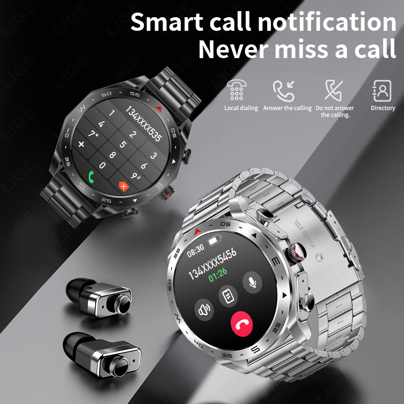 LIGE AMOLED Screen Smart Watch - огляд і ціна Smartwatch Noise Watches For Men