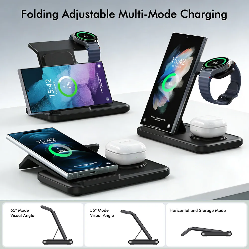 3 IN 1 Wireless Charger Statio - огляд і ціна Smartwatch Watches Compatible With Iphone