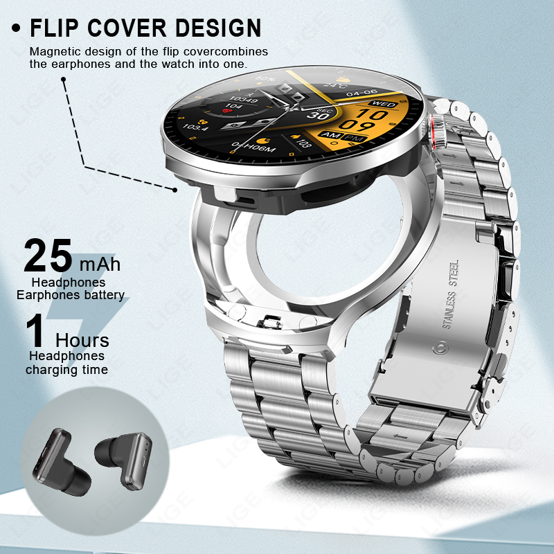 New Smart Watch Men TWS 2-in-1 - огляд і ціна Smartwatch Noise Watches For Men