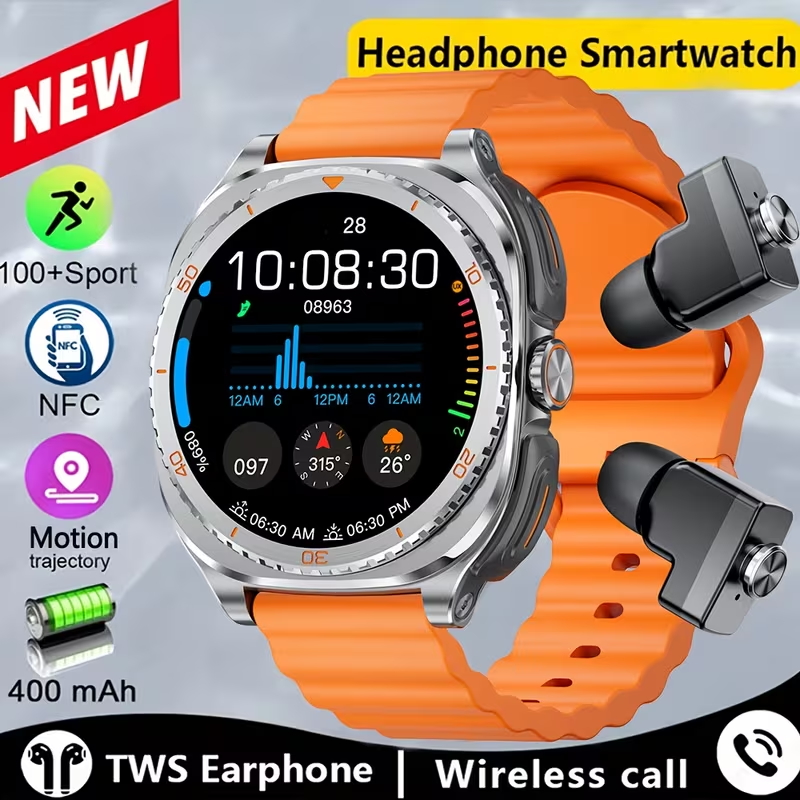 2 In 1 TWS Headset Smart Watch - огляд і ціна Smartwatch Noise Watches For Men