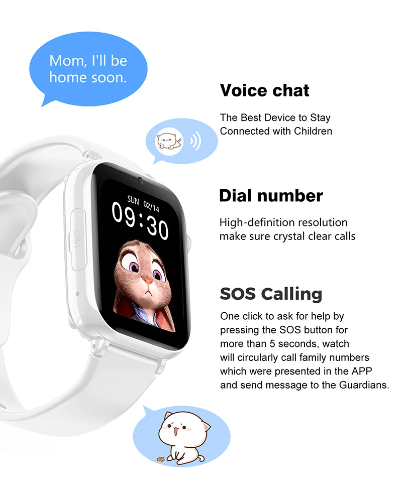 2025 Smart Watch Kids LBS Loca - огляд і ціна Smartwatch Watches Gift For Girls