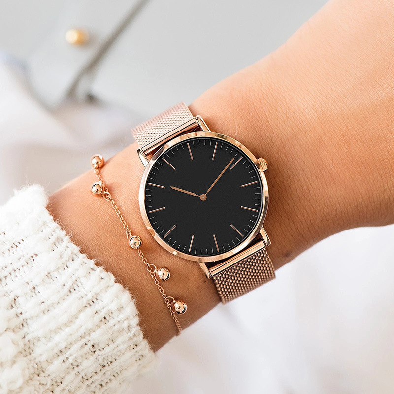 Top Brand Luxury Watches Women - огляд і ціна Mesh Stainless Strap