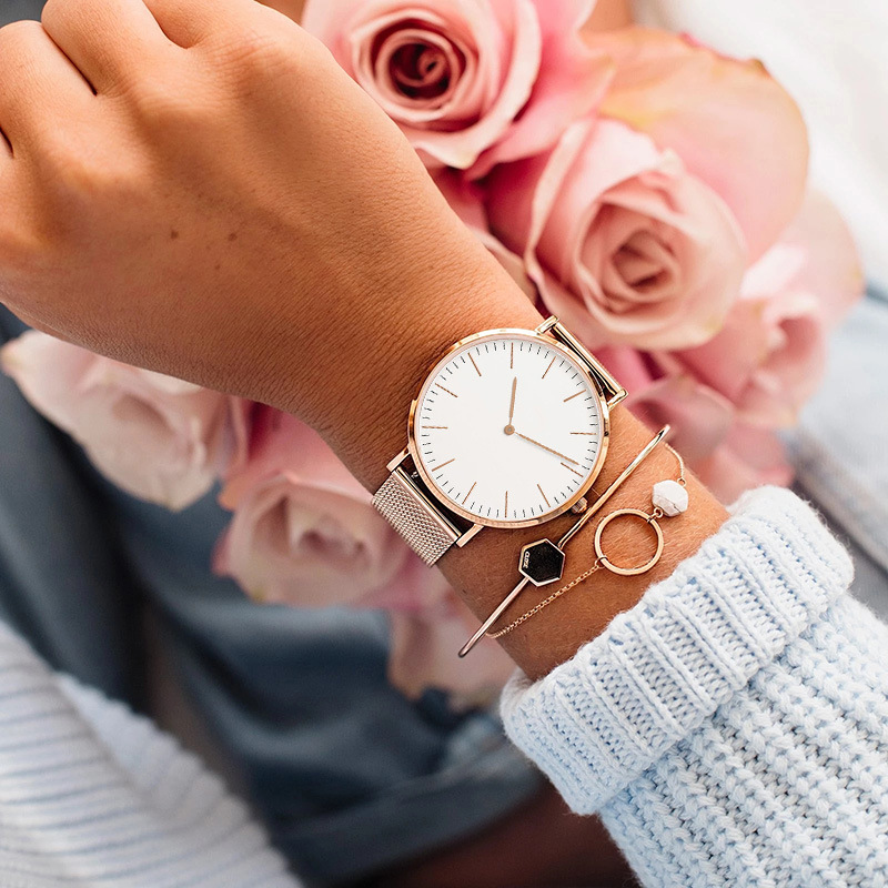 Top Brand Luxury Watches Women - огляд і ціна Mesh Stainless Strap