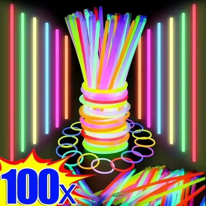 50/100Pcs Fluorescence Sticks  - огляд і ціна Tritium Gas Tube