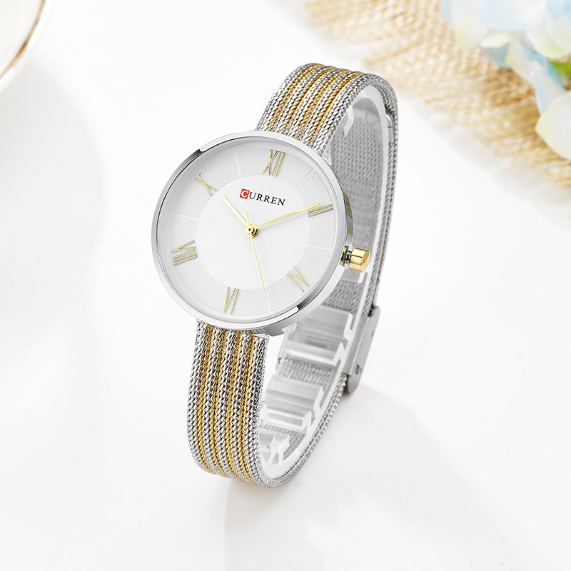 CURREN 9020 Small Dial Quartz  - огляд і ціна Mesh Stainless Strap