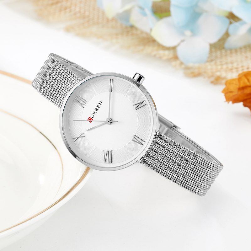 CURREN 9020 Small Dial Quartz  - огляд і ціна Mesh Stainless Strap