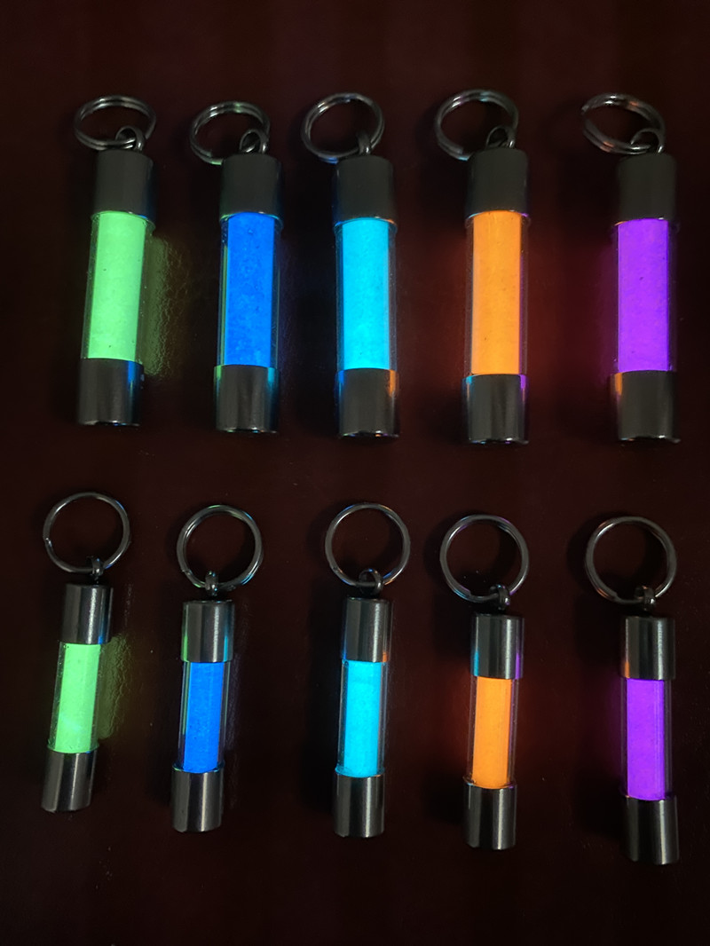 Glass Luminous Pendant Key Bag - огляд і ціна Tritium Gas Tube