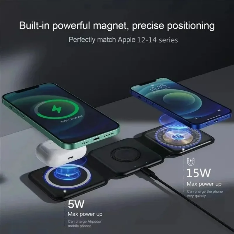 3 in 1 Portable Magnetic Wirel - огляд і ціна Smartwatch Watches Compatible With Iphone